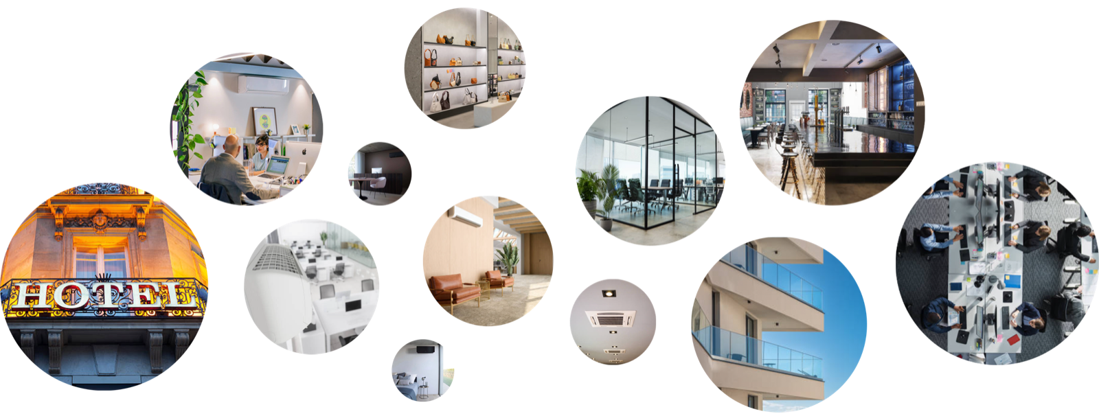 Airco-installaties voor bedrijfsruimtes