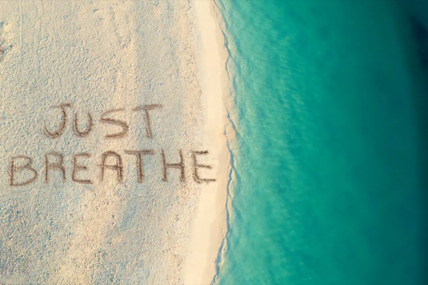 Schone, frisse lucht om te verademen — strand en zee